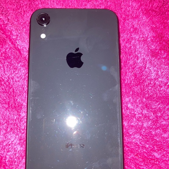 iPhone XR black locked